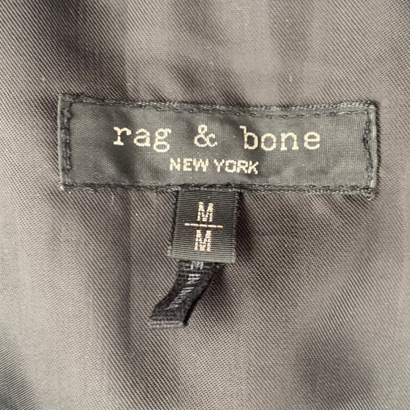 rag & bone Monica Faux Leather Foil Jacket - Picture 6 of 13